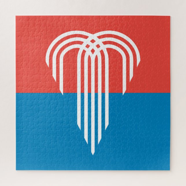 Flag of Kansas City (Missouri) Jigsaw Puzzle (Vertical)