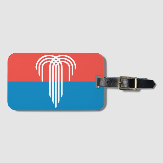 Flag of Kansas City, Missouri Luggage Tag (Front Horizontal)