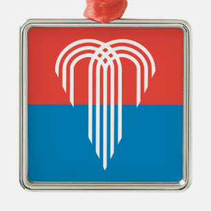 Flag of Kansas City (Missouri) Metal Tree Decoration