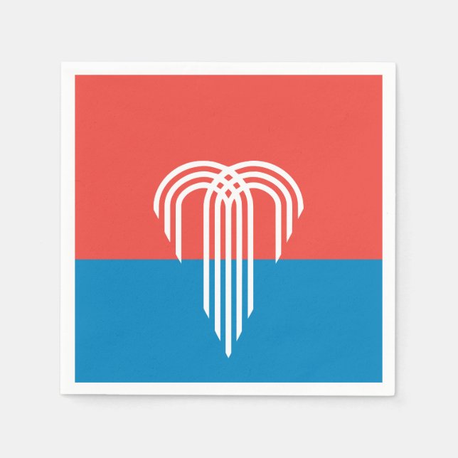 Flag of Kansas City, Missouri Napkin (Front)