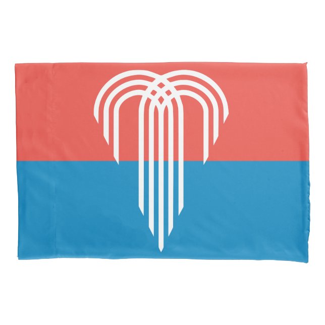Flag of Kansas City (Missouri) Pillowcase (Front-Left)