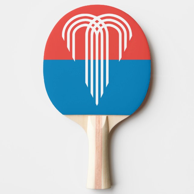 Flag of Kansas City, Missouri Ping Pong Paddle (Front)