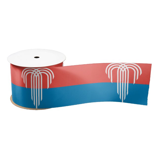 Flag of Kansas City, Missouri Satin Ribbon (Spool)