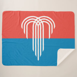 Flag of Kansas City (Missouri) Sherpa Blanket