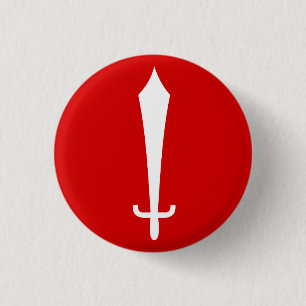 Flag of Kathmandu, Nepal 3 Cm Round Badge