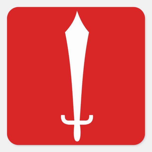 Flag of Kathmandu, Nepal Square Sticker (Front)