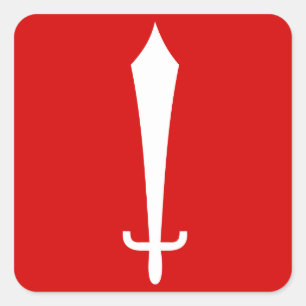 Flag of Kathmandu, Nepal Square Sticker