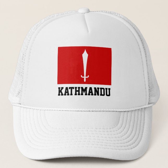 Flag of Kathmandu, Nepal Trucker Hat (Front)