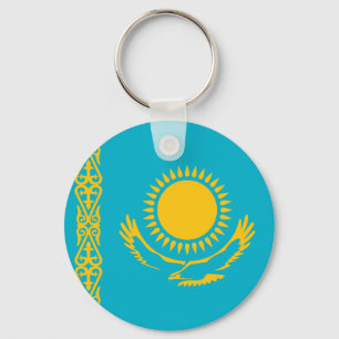 Flag of Kazakhstan Key Ring