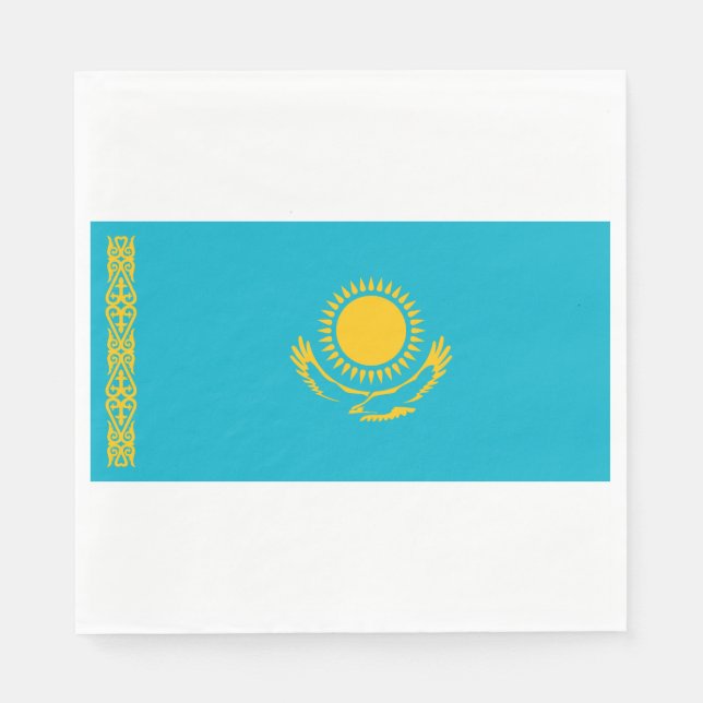 Flag of Kazakhstan Napkin (Front)