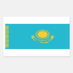Flag of Kazakhstan Rectangular Sticker