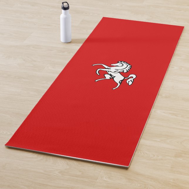 Flag of Kent (English County) Yoga Mat (In Situ)