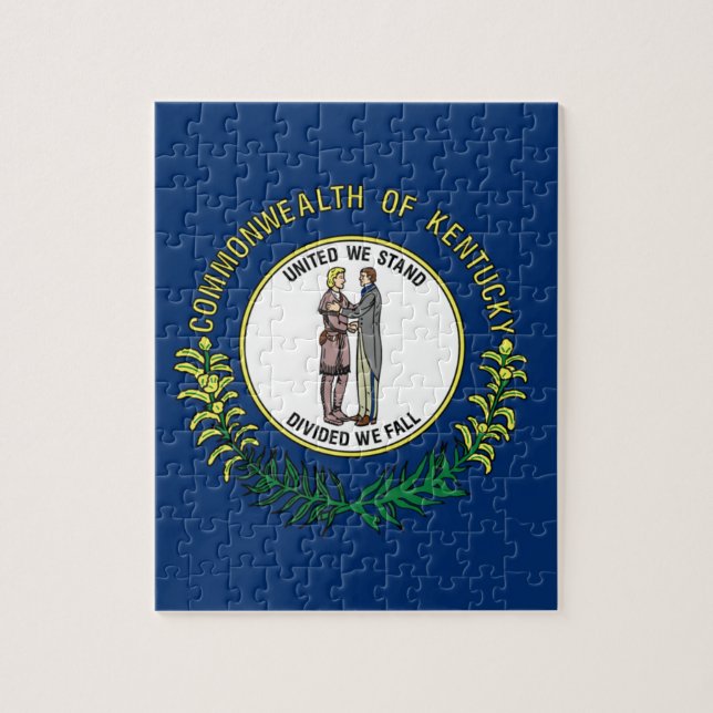 Flag Of Kentucky Jigsaw Puzzle (Vertical)