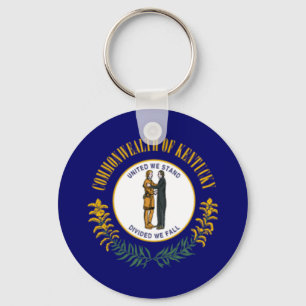 Flag of Kentucky Key Ring