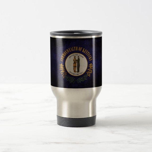 Flag of Kentucky Travel Mug (Center)