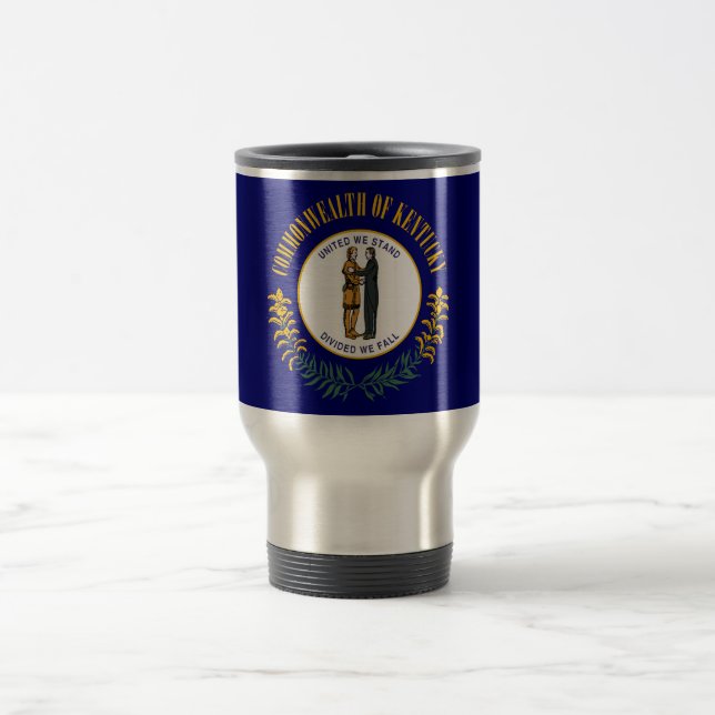 Flag of Kentucky Travel Mug (Center)