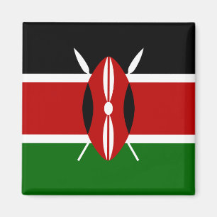 Flag of Kenya Africa Magnet