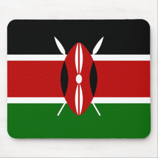 Flag of Kenya Africa Mouse Mat