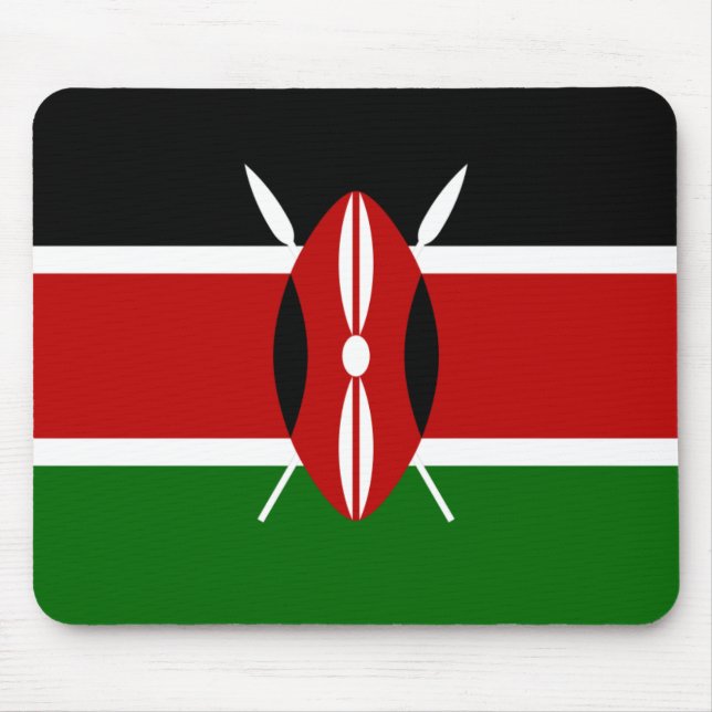 Flag of Kenya Africa Mouse Mat (Front)