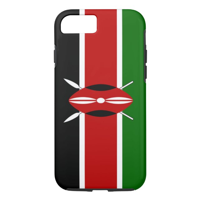 Flag of Kenya Case-Mate iPhone Case (Back)
