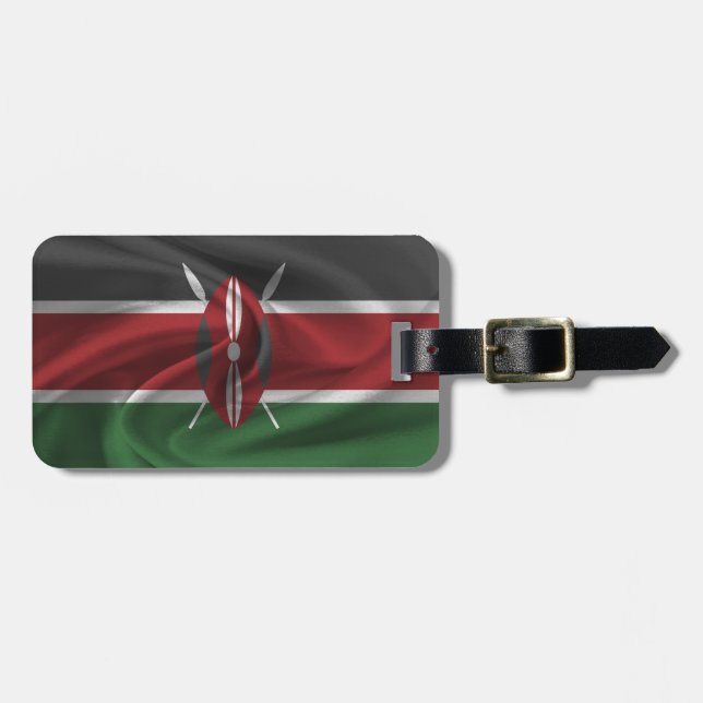 Flag Of Kenya Luggage Tag (Front Horizontal)