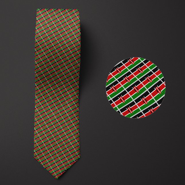 Flag of Kenya Pattern Tie (Creator Uploaded)