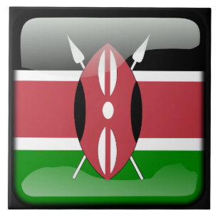 Flag of Kenya Tile