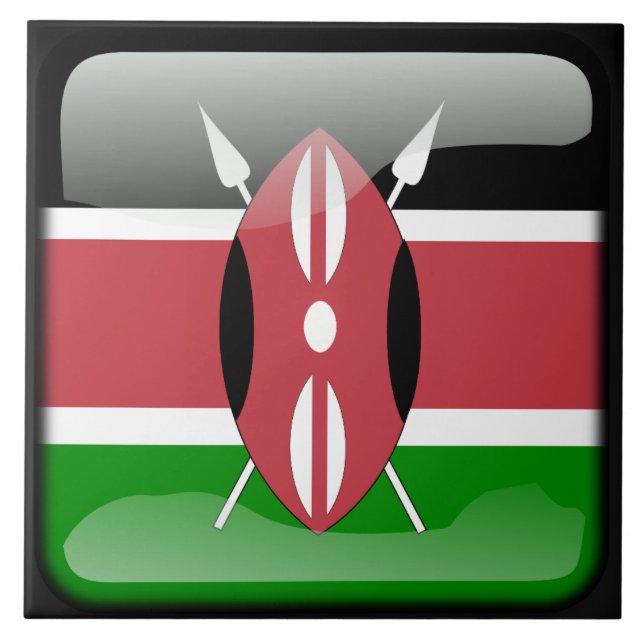 Flag of Kenya Tile (Front)