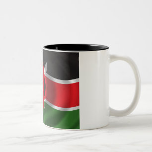 Flag of Kenya Two-Tone Coffee Mug