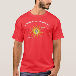 FLAG OF KEY WEST FLORIDA CONCH REPUBLIC  T-Shirt
