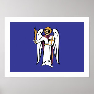 Flag of Kiev Poster