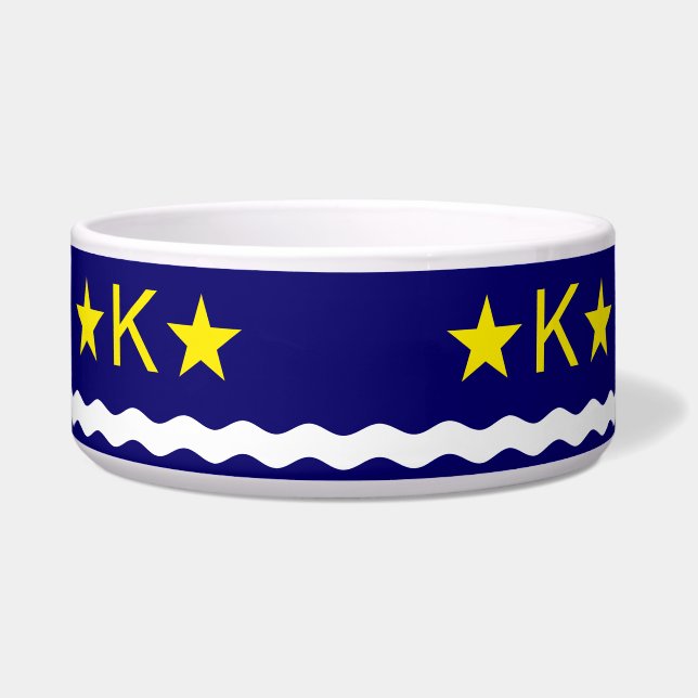 Flag of Kinshasa, Congo Bowl (Front)