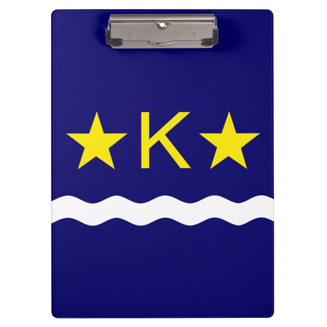 Flag of Kinshasa, Congo Clipboard (Front)