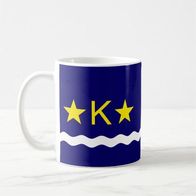 Flag of Kinshasa, Congo Coffee Mug (Left)