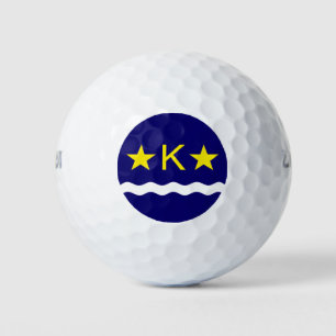Flag of Kinshasa, Congo Golf Balls