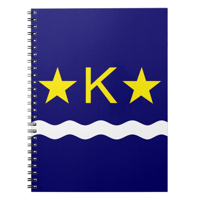 Flag of Kinshasa, Congo Notebook (Front)