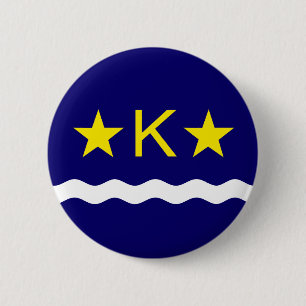 Flag of Kinshasa, Congo Pinback Button