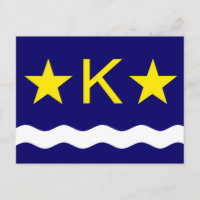 Flag of Kinshasa, Congo Postcard