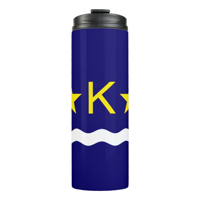 Flag of Kinshasa, Congo Thermal Tumbler (Front)