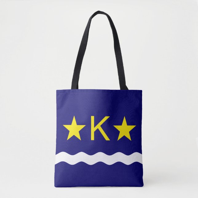 Flag of Kinshasa, Congo Tote Bag (Front)