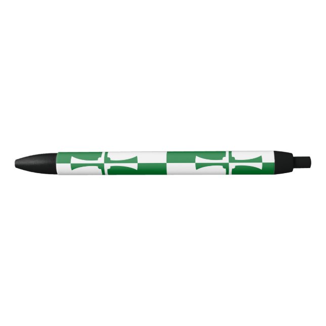 Flag of Kirkcudbrightshire Black Ink Pen (Front)
