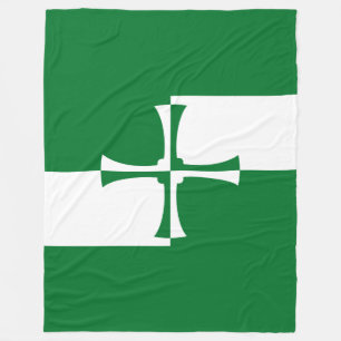 Flag of Kirkcudbrightshire Fleece Blanket
