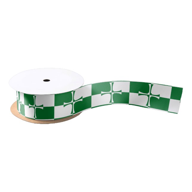 Flag of Kirkcudbrightshire Satin Ribbon (Spool)