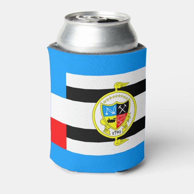 Flag of Knoxville, Tennessee Can Cooler (Can Back)