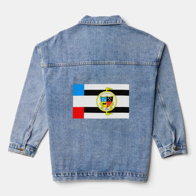 Flag of Knoxville, Tennessee Denim Jacket (Back)