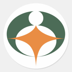 Flag of Koga, Shiga, Japan Classic Round Sticker