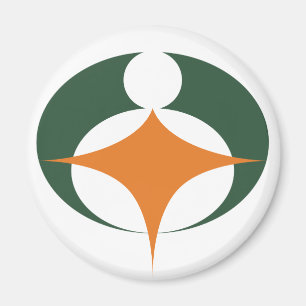 Flag of Koga, Shiga, Japan Magnet