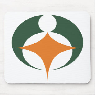 Flag of Koga, Shiga, Japan Mouse Mat