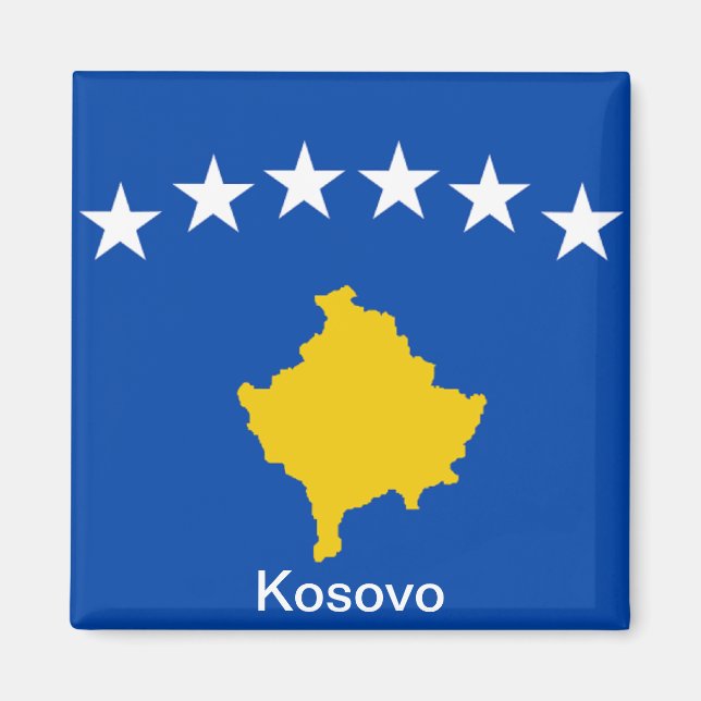 Flag of Kosovo Magnet (Front)