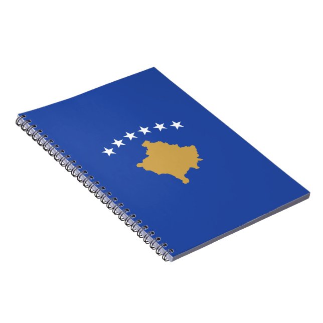 Flag of Kosovo Notebook (Right Side)